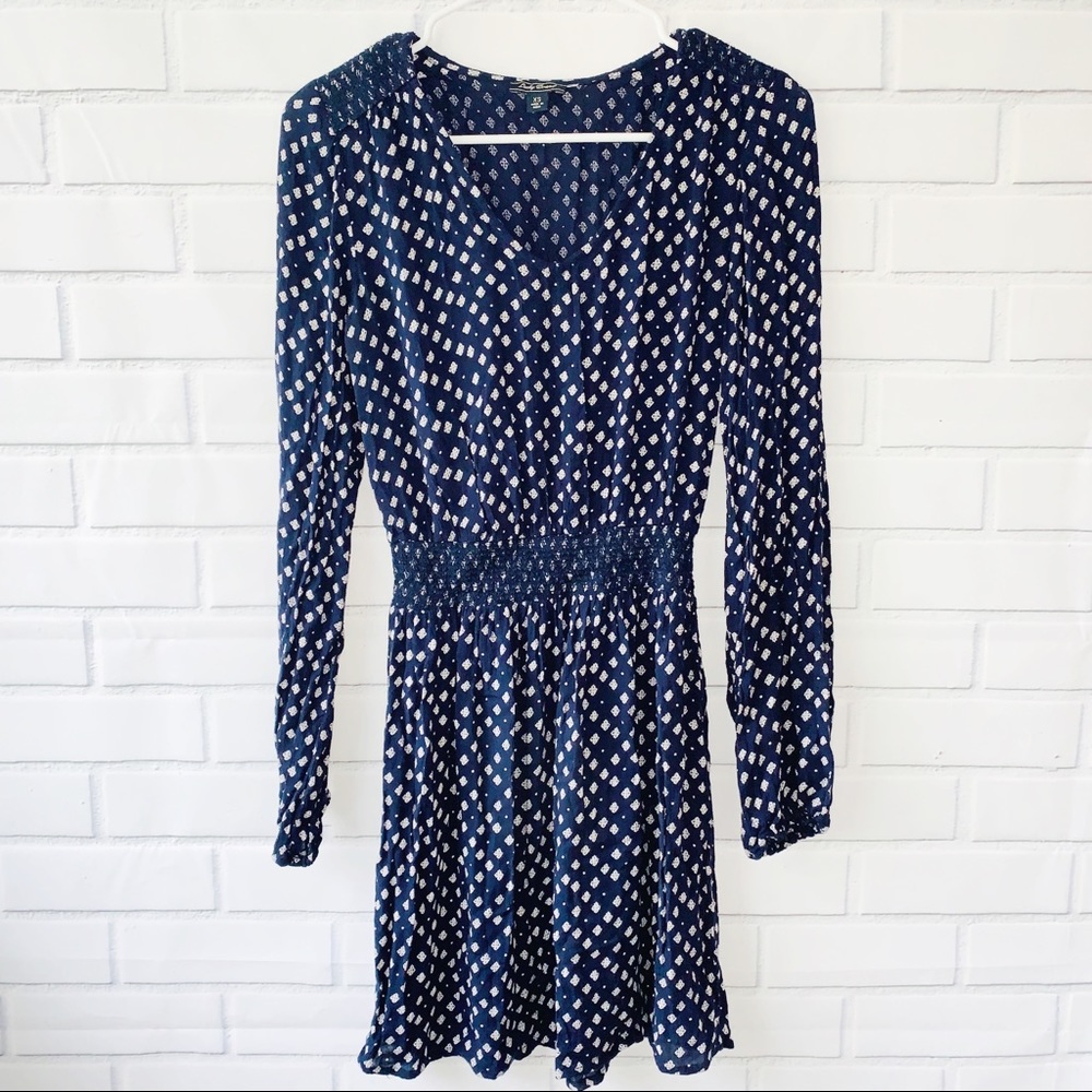 Lucky Brand Blue and White Summer Dress